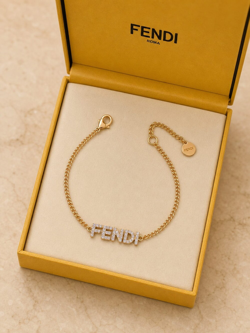 Fendi Modern Designer Bracelet Style 7 | New with Box - Picture 4 of 9